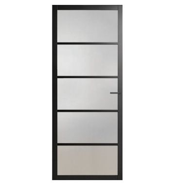 2040mm Corinthian MANHATTAN BHAT Clear Glass Internal Door - 12GC