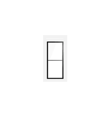 2340mm Corinthian MANHATTAN BHAT Clear Glass Internal Door - 2GC