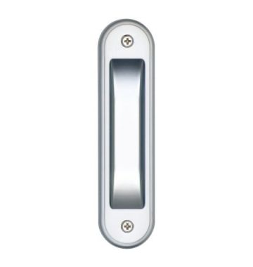 Flush Pull Radius Satin Chrome 