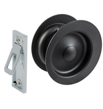 Cavity Door Lock Passage Matt Black VP 