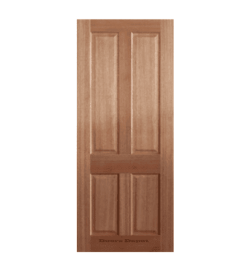 2040mm Meranti 4Panel Colonial External / Internal Door