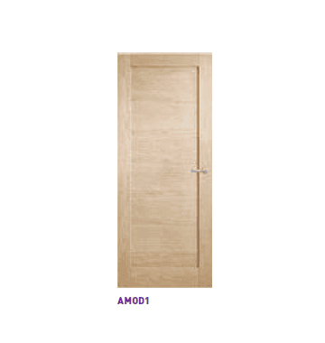 2340mm Corinthian Internal Door MODA White Oak Solid Infill - AMOD1