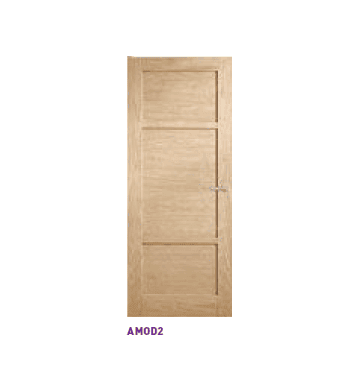 2040mm Corinthian Internal Door MODA White Oak Solid Infill - AMOD2