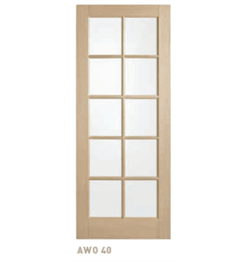 2340mm Corinthian External door - Blonde Oak AWO 40