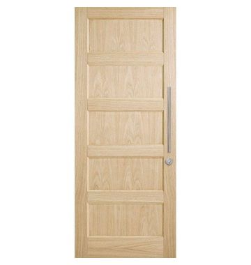 2040mm Corinthian External Door - Blonde Oak AWO 5