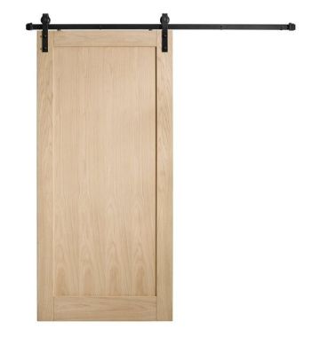 2150mm & 2450mm Corinthian Internal Sliding Veneered Barn Door Moda - AWOBD1