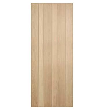 2040mm Corinthian External Door - ELEMENTS PLANKED ELEM A1 ASYMMETRICAL