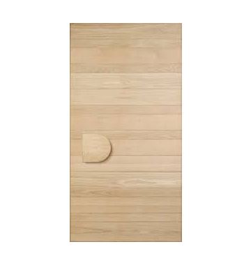 2040mm Corinthian External Door - ELEMENTS PLANKED ELEM A4 SYMMETRICAL