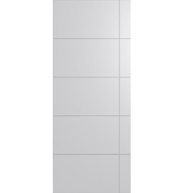 2040mm Hume Linear HLR240 Internal Door Unglazed