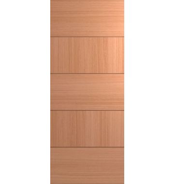 2040mm Hume Internal Door Linear HLR410 Unglazed