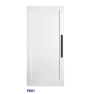 2150mm & 2450mm Corinthian Primed MODA MDF Internal Barn Door - PBD1