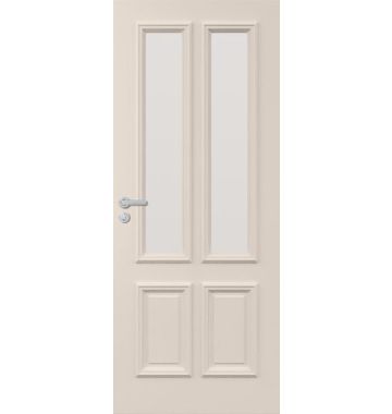 2040mm Corinthian Entry Door Classic PCL4G Primed Clear Glass