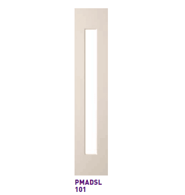 2340mm Corinthian clear Glazed External Sidelite - MADISON PMADSL 101