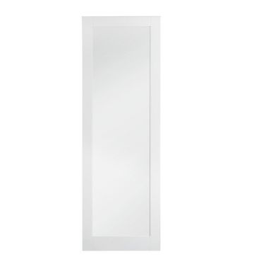 2340mm 1 Lite Shaker Style 4mm Glazed Internal Door Frosted